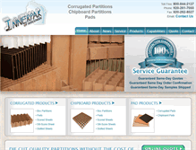 Tablet Screenshot of innerpak.com
